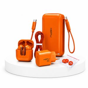 Hepu Powerbank 20000 mah  et accessoires 4 en 1