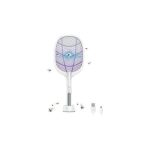 Racket Anti Moustique électrique Rechargeable Avec Lampe