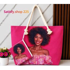 Sac Fourre-Tout en Toile Personnalisable – Grande Capacité