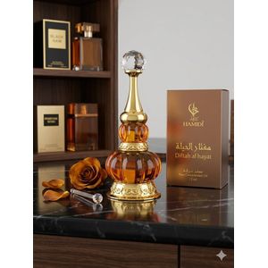 Huile de Parfum Concentrée Diftah Al Hayat – Hamidi – Sans Alcool – 12ml