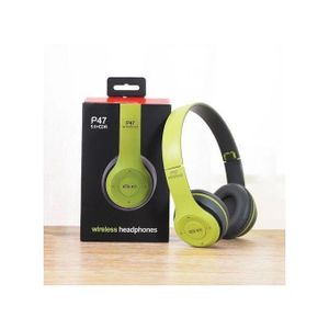 P47 Casque Sans Fil Bluetooth Pliable