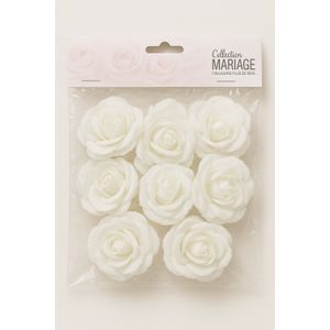 Roses Artificielles Blanches – Collection Mariage