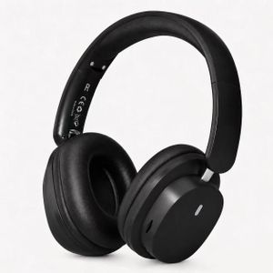 H&S V650 Casque Bluetooth Sans Fil – Réduction de Bruit ENC, Casque Stéréo Circum-Auriculaire, Bluetooth 5.4, Prise AUX -Noir