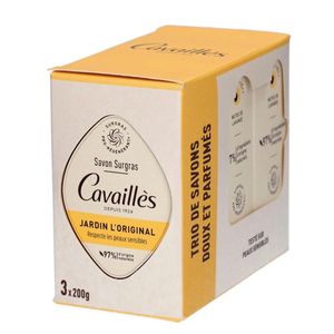 Savon Surgras jardin l’original ROGE CAVAILLÈS lot de 3x200g respecte les peaux sensibles 