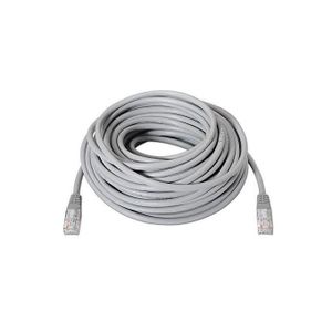 Câble Réseau FTP - Blindé Et Serti- 25m - Cat 6  - Gris