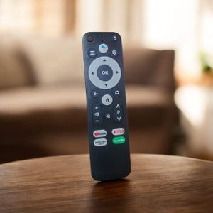 Télécommande universelle Smart TV & Box Android – avec commandes vocales et raccourcis streaming
