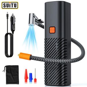 Pompe de gonflage pour pneus de voiture, outil de gonflage pour roues automobiles, pompe à pneus avec manomètre instantané - Pour voitures, motos, SUV, camions, voyages et usage quotidien