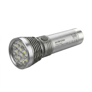 Torche LED Rechargeable Ultra-Puissante AKKO STAR – Aluminium Incassable, Batterie 1200mAh : Dites Adieu Aux Coupures De Courant Intempestives !