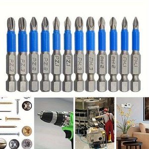 Lot de 10 Embouts de Vissage Magnétiques Incassables Acier S2 - Cruciforme PH & PZ Antidérapants pour Visseuse et PerceuseLot de 10 Embouts de Vissage Magnétiques Incassables Acier S2 - Cruciforme PH & PZ Antidérapants pour Visseuse et Perceuse