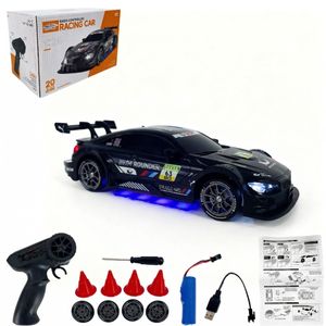 Voiture Télécommandée Drift pour Enfants – Voiture de Course RC Haute Vitesse Échelle 1:24, Modèle Sportif 4 Roues Motrices, Jouet Garçon, Cadeau Anniversaire Dès 4 Ans