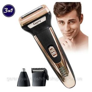 Tondeuse à Cheveux Rechargeable Rasoir Tondeuse à Nez - Machine D'épilation électrique Rechargeable - Style De Barbe 3 En 1 Pour Hommes - Toilettage Du Corps Avec Chargement USB