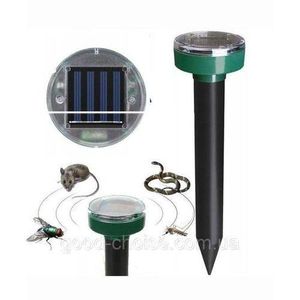 UNIQUE Répulsif à ultrasons de rongeurs, taupes et insectes Garden Pro / Répulsif avec panneau solaire