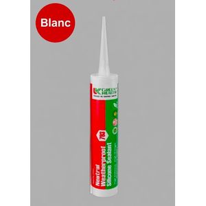 Colle silicone recharge 300ml Blanc