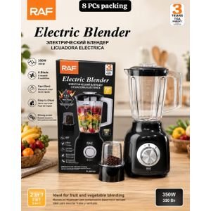 RAF Blender Électrique  ,Mixeur & Moulin 2 en 1
