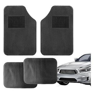 Lot de 4 tapis de sol universels pour voiture - Imperméables et faciles à nettoyer