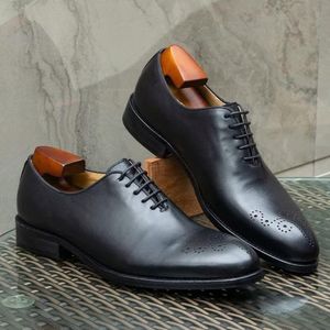 Gn soulier pour homme en cuir-noir