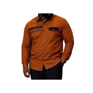 TAFA Chemise Homme Manches Longues en Lin Qualité supérieure