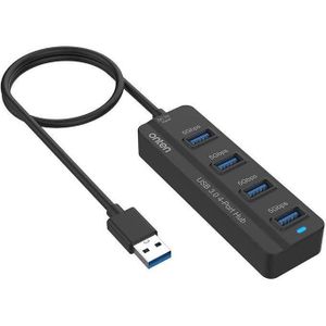 Onten Multiport USB 3.0 Hub 4 Ports Très Rapide – Noir