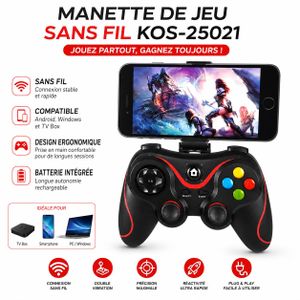 Article Manette de Jeu Sans Fil KOS-25021 – Compatible Android, Windows et TV Box