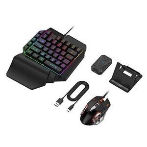 Pack Gaming Mobile 4-en-1 – Convertisseur Clavier et Souris pour Smartphone