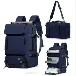 SAC A DOS MULTIFONCTION GRANDE CAPACITÉ OXFORD BLEU MARINE - UNISEXE 