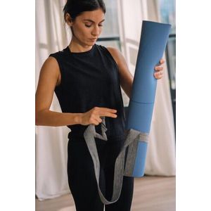 Kimjaly Tapis De Yoga - Bon Grip - Épaisseur 4 Mm - Bleu