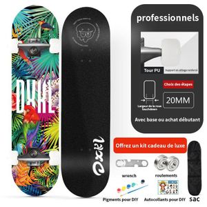 Skateboard Quatre roues - Planche Maple pour Adulte & Enfant
