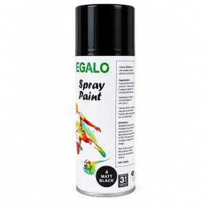 Megalo Peinture en Spray Noir Mat 