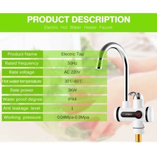 product_image_name-Generic-Robinet Chauffe-eau Instantané Douche & Cuisine-4