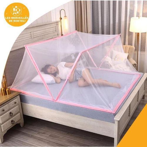 product_image_name-Generic-Moustiquaire 3 Places Pliable Et Démontable Pour Adulte - Transparent  VFT-1