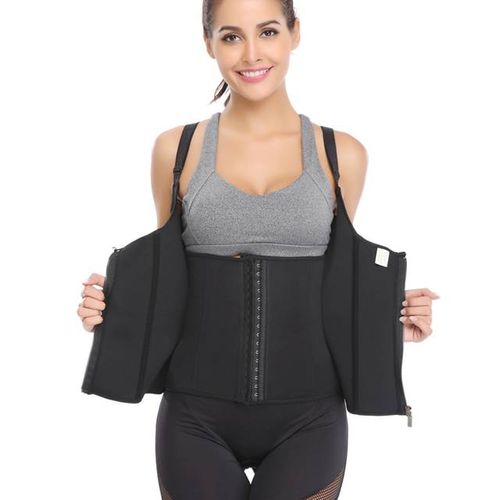 product_image_name-Generic-Gilet Serre-taille Ajustable Avec Sangle D'épaule-3