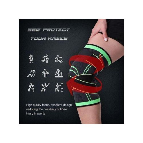 product_image_name-SPORT-Genouillère Élastique - Vert / Noir-2