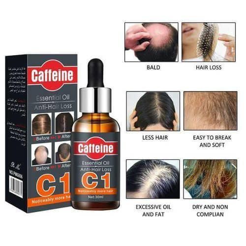 Gn Caféine huile pour cheveux