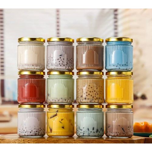 pas de marque Lot de bocal en verre 12 pièces 280ml