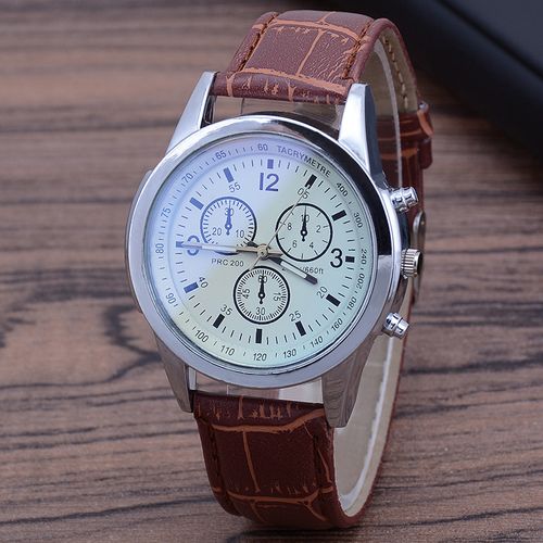 product_image_name-Fashion-Montre A Quartz Pour Homme  S826- Marron-1