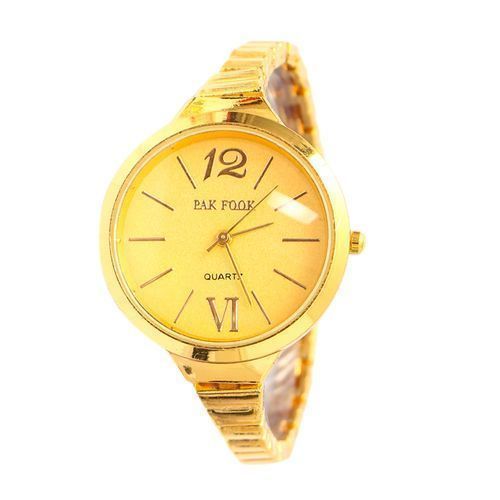 product_image_name-Pak Fook-Ensemble Montre + Bracelet Femme - Or-2