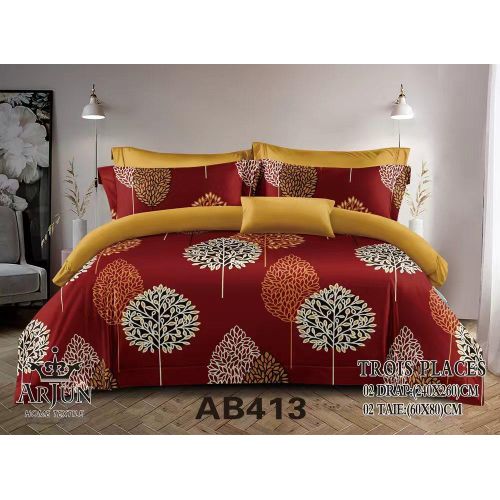 Generic Ensembles de 2 draps de 3 places + 2 taies d'oreillers