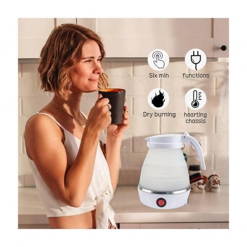 Generic Bouilloire électrique pliable avec tasse à eau en silicone