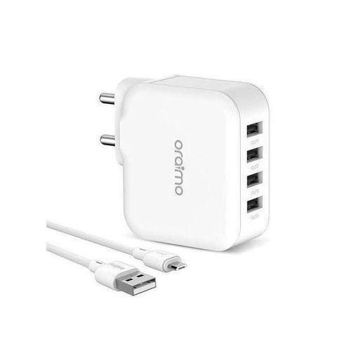 Oraimo Chargeur Multiports Multiprise USB -POWERCUBE 4P OCW-E81F - 5.1A - 4 Ports- Blanc