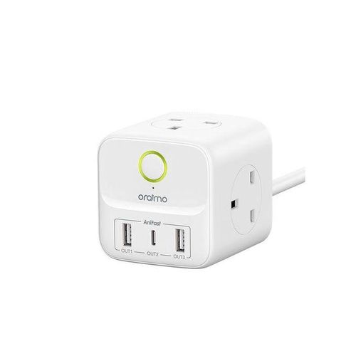 product_image_name-Oraimo-Rallonge PowerHub - 6 En 1 - Câble 1,5 Mètres-1