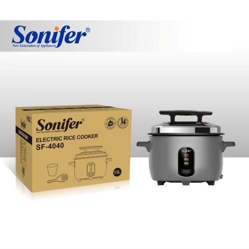 product_image_name-Sonifer-Cuiseur De Riz Electrique  SF-4040 Pour Usage Domestique, Grande Capacité (13 litres), Corps Rond, Commande à Une Touche-1