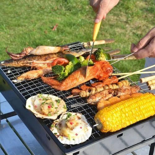 Generic Barbecue Portable Léger Et Simple à Charbon - image 3