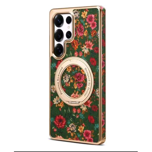 Generic Coque Samsung S26 ultra Vert fleur - image 2