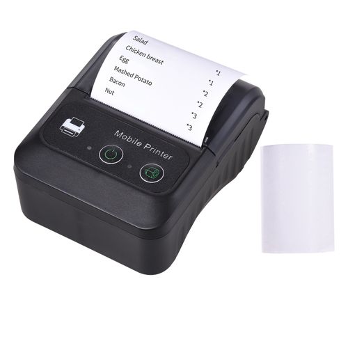 Mini-imprimante thermique Portable sans fil, 80mm, type-c
