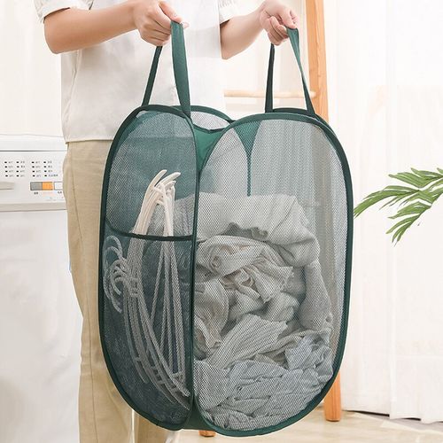 Generic Panier à Linge Portable Grand Panier De Rangement Pliant Creux  Panier à Linge Sale Avec Poignées Durables Panier De Rangement Domestique -  Prix pas cher