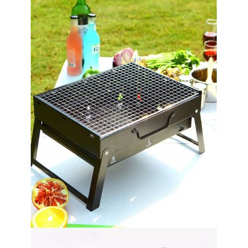 Gril au Charbon de Bois Portable Barbecue Gril Pliant Barbecue Gril Charbon  de Bois Kabob Gril de Camping en Acier Inoxydable p A523 - Cdiscount Jardin