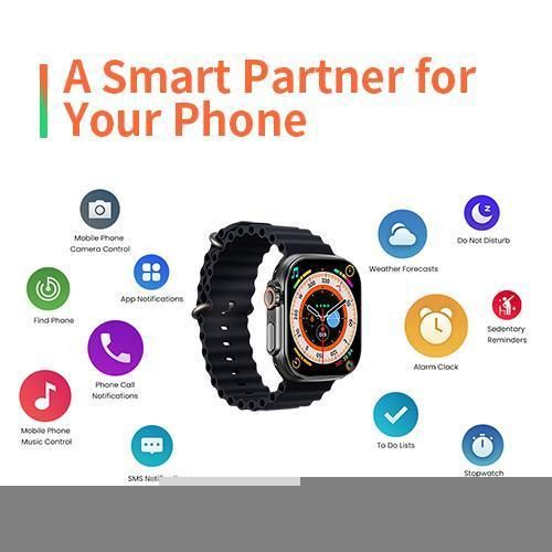 product_image_name-SUNDASELF-Montre intelligente T900U de 2,09 pouces Dual Band 2-en-1 avec casque Bluetooth-8