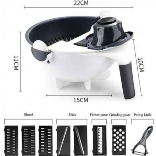 product_image_name-Generic-Coupe-légumes Magique Avec Panier De Vidange 9 En 1-6