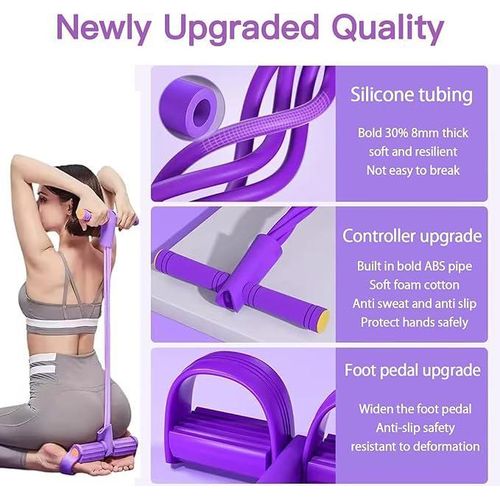 product_image_name-Generic-Corde de tension à 4 tubes - Pour exercices abdominaux et de fitness-2