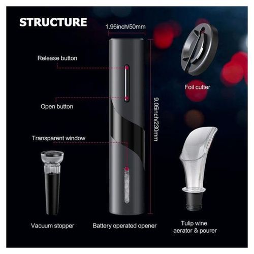 product_image_name-Generic-Tire-Bouchon Électrique avec Coupe-Capsule – Léger et Sans Effort (250g)-2